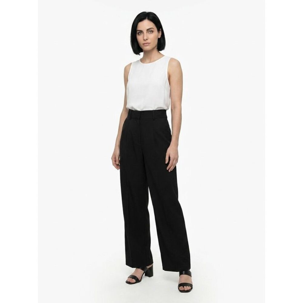 Dolce & Gabbana Black Cotton Casual Women's Pants